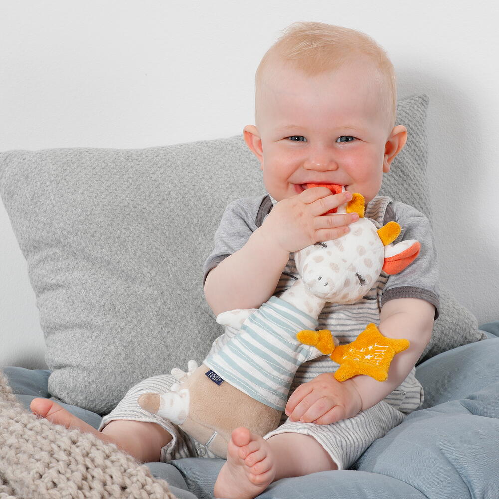 Girafa de plus cu lampa de veghe