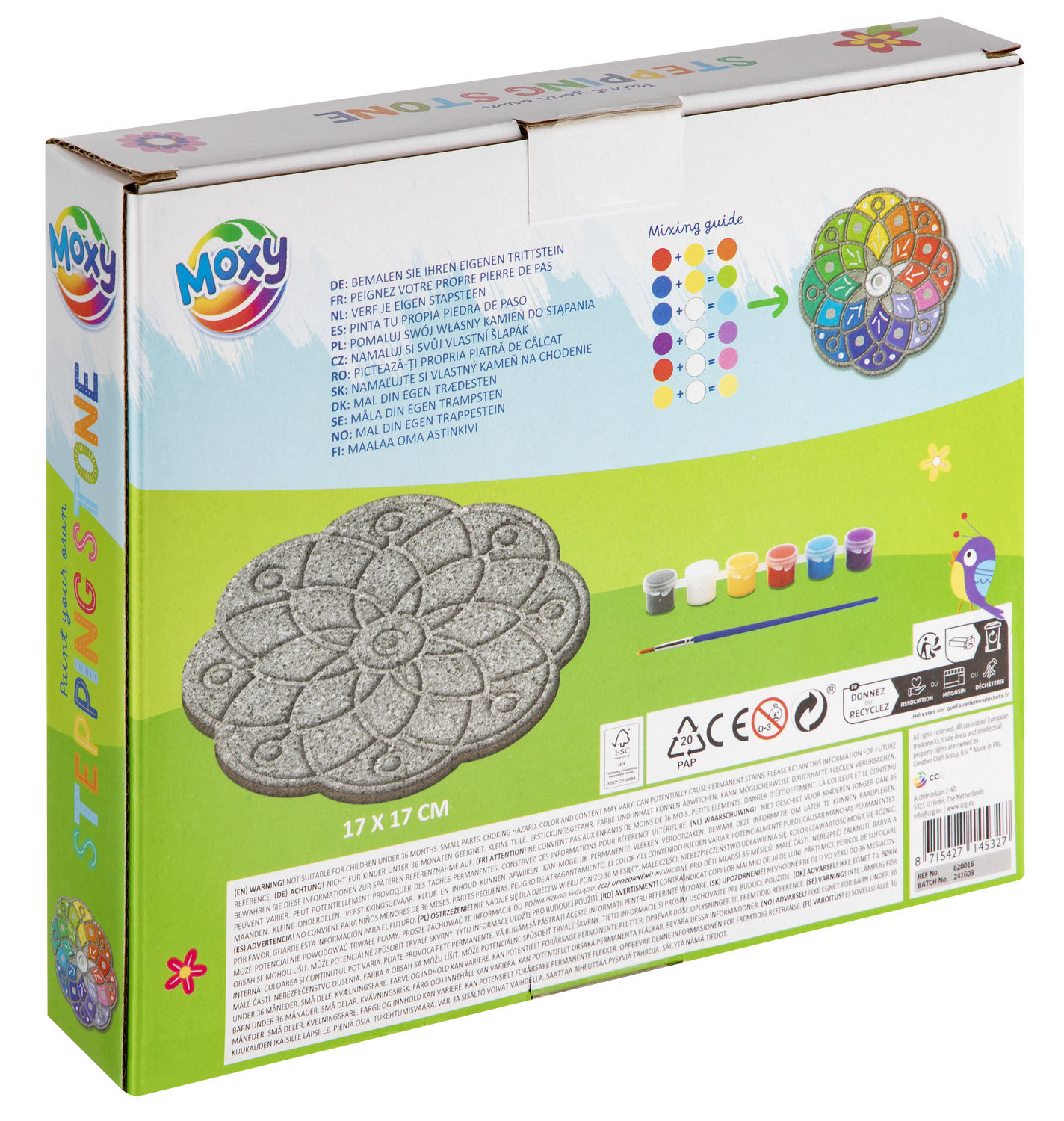 Set pictura pe piatra - Mandala