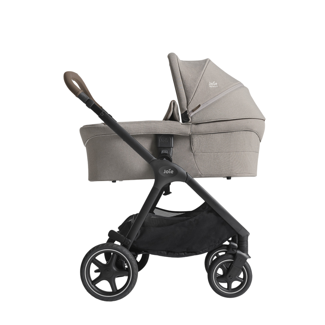 Joie - Carucior pentru copii multifunctional 3 in 1 Finiti Signature Maple (Carucior Finiti + Landou Ramble XL + scoica i-Snug)