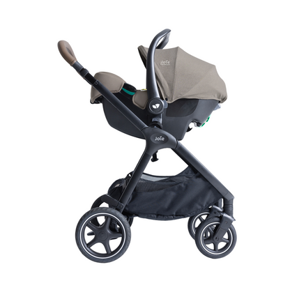 Joie - Carucior pentru copii multifunctional 3 in 1 Finiti Signature Maple (Carucior Finiti + Landou Ramble XL + scoica i-Snug)