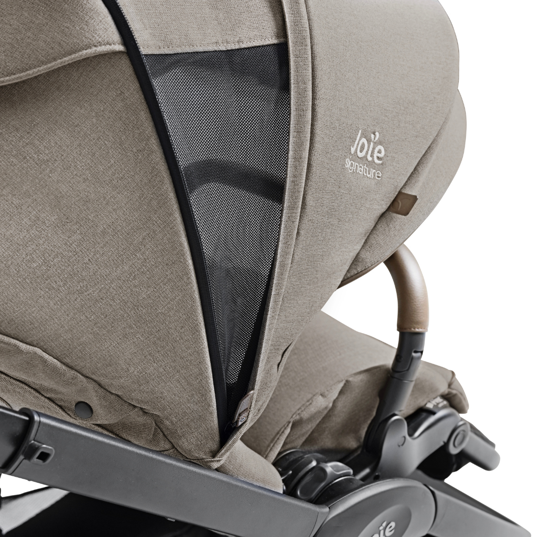 Joie - Carucior pentru copii multifunctional 3 in 1 Finiti Signature Maple (Carucior Finiti + Landou Ramble XL + scoica i-Snug)