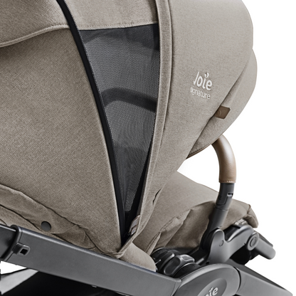 Joie - Carucior pentru copii multifunctional 3 in 1 Finiti Signature Maple (Carucior Finiti + Landou Ramble XL + scoica i-Snug)
