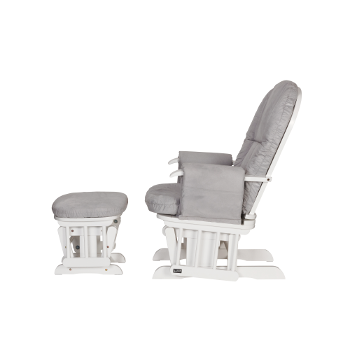 Tutti Bambini - Fotoliu reglabil alaptare, cu suport pentru picioare Gri