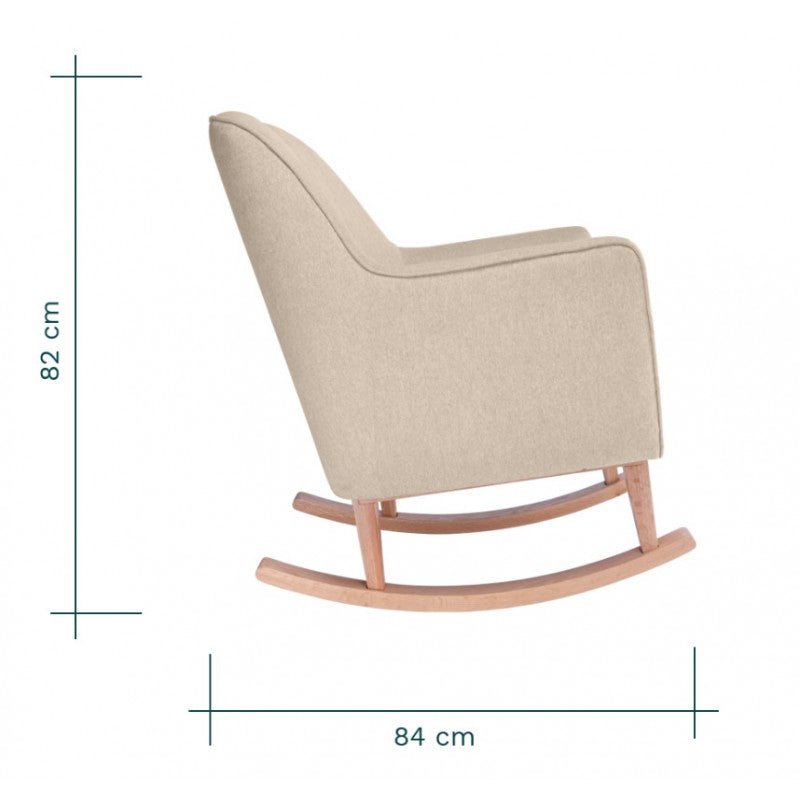 Tutti Bambini - Fotoliu pentru alaptat 2 in 1 Noah - Stone