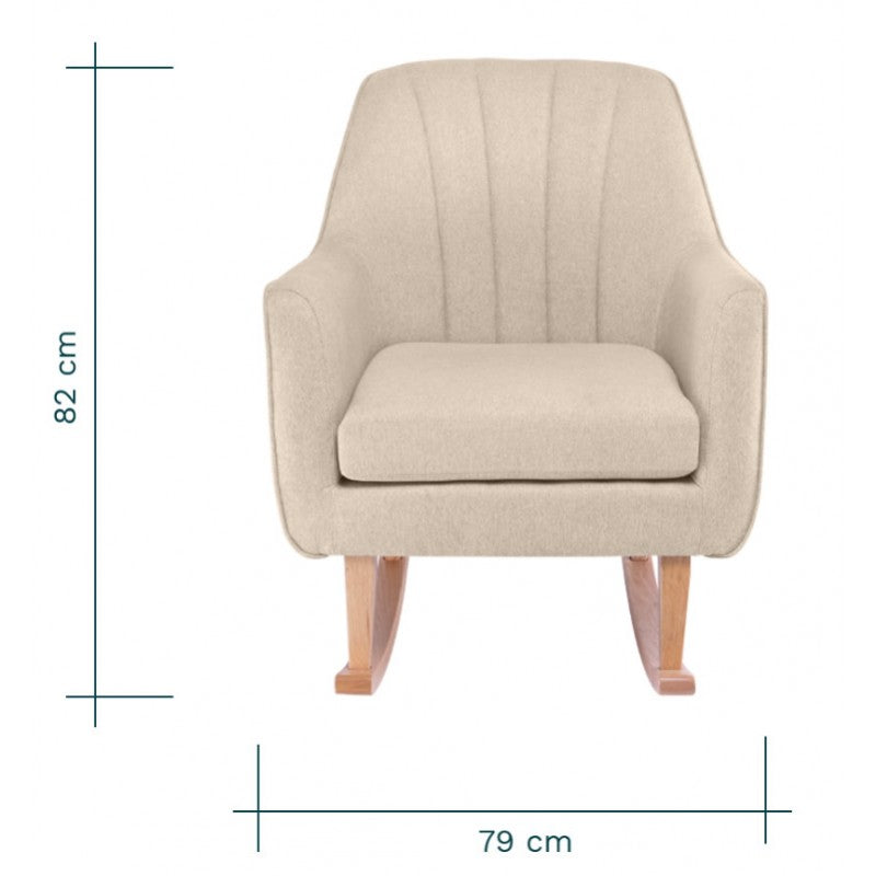 Tutti Bambini - Fotoliu pentru alaptat 2 in 1 Noah - Stone