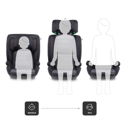BabyGo - Scaun auto SafeChild2  Grey, 100-150 cm, certificat R129