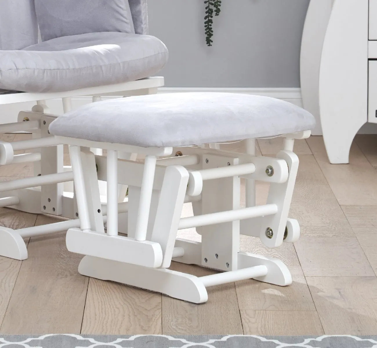 Tutti Bambini - Fotoliu reglabil alaptare, cu suport pentru picioare Gri