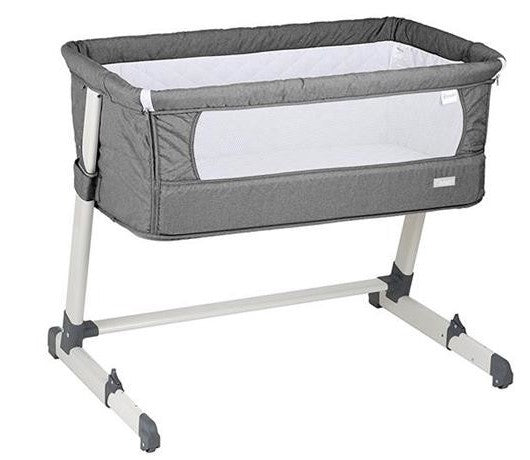 BabyGo – Patut co-sleeper 2 in 1 Together Grey