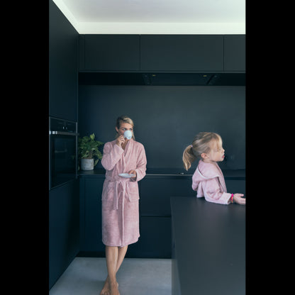 Halat de Baie Frotir din Bambus pentru Adulti M Misty Rose Timboo TM-BADME-531