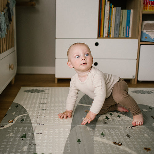 Covoras de joaca BabyOno 150x200 cu doua fete din spuma antialunecare