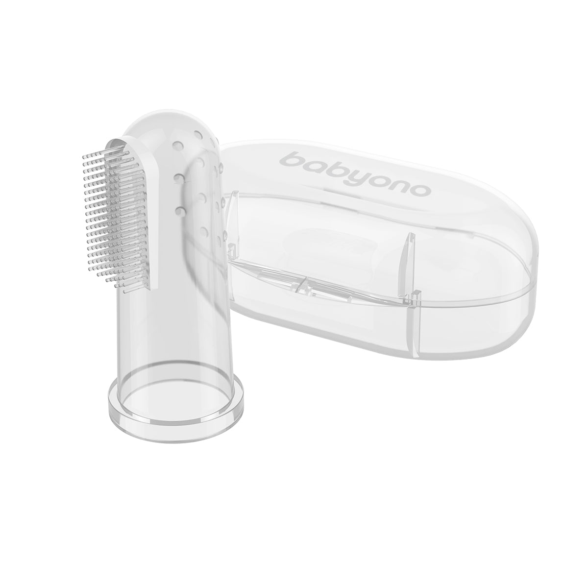 Degetar din silicon pentru masajul gingiilor 0+ luni BabyOno