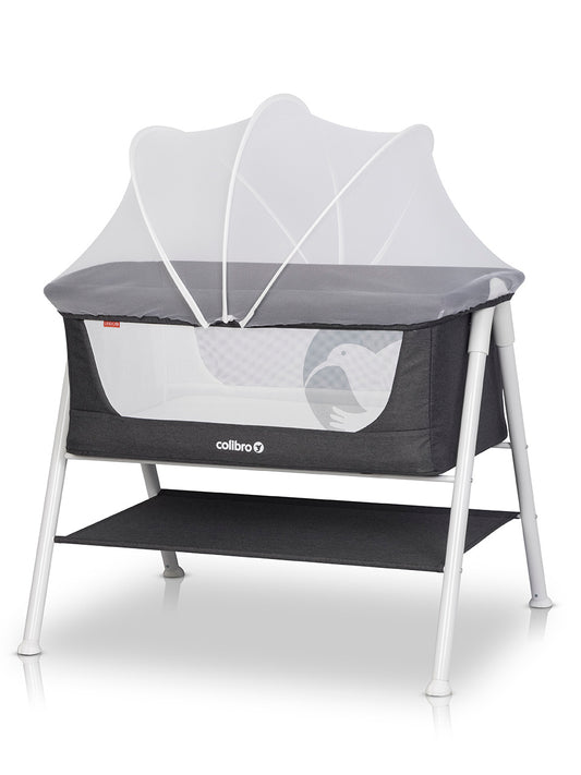 Patut Colibro Lindo Onyx cu saltea si protectie contra insectelor