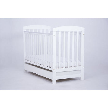 Patut Drewex Olek cu sertar - Alb + Saltea Cocos 12 cm