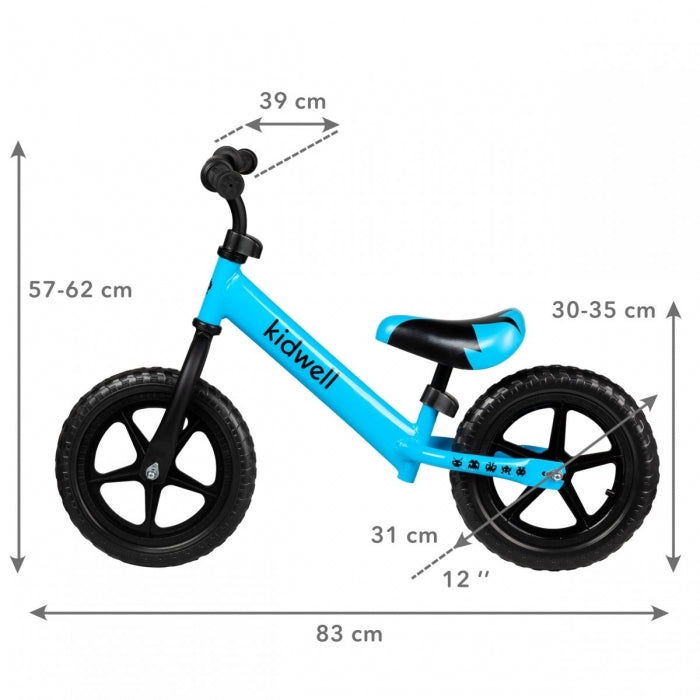 Bicicleta fara pedale Kidwell Rebel Blue