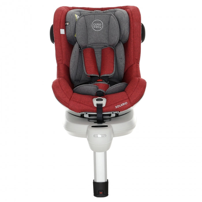 Scaun auto Coto Baby Solario Melange Red 360 grade ISOFIX 0-18 Kg