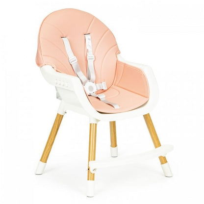 Scaun de masa 2 in 1 Ecotoys HA-004  Roz