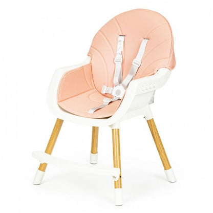 Scaun de masa 2 in 1 Ecotoys HA-004  Roz
