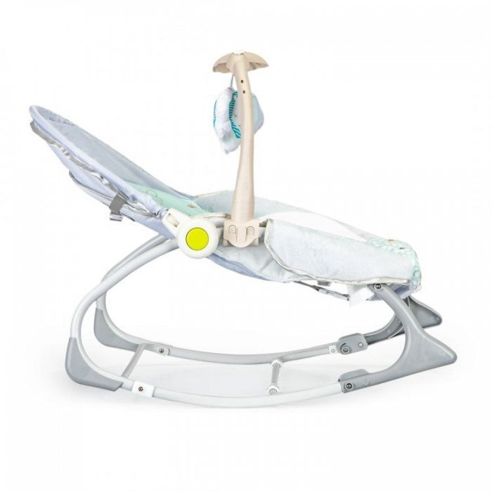 Balansoar 3 in 1 cu vibratii si melodii Ecotoys 27224 - Elefant