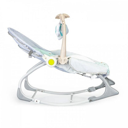 Balansoar 3 in 1 cu vibratii si melodii Ecotoys 27224 - Elefant