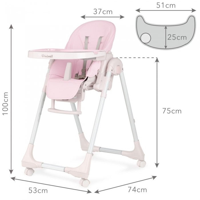 Scaun de masa Kidwell BENTO - Roz