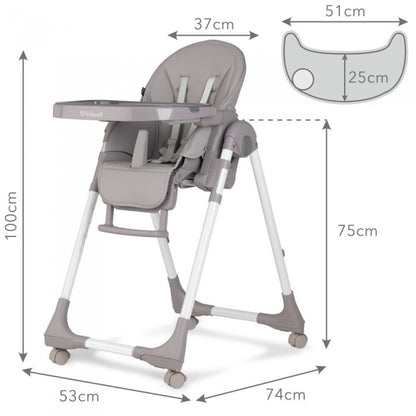 Scaun de masa Kidwell BENTO - Gri