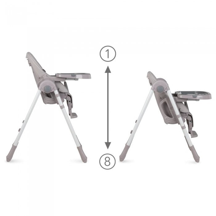 Scaun de masa Kidwell BENTO - Gri