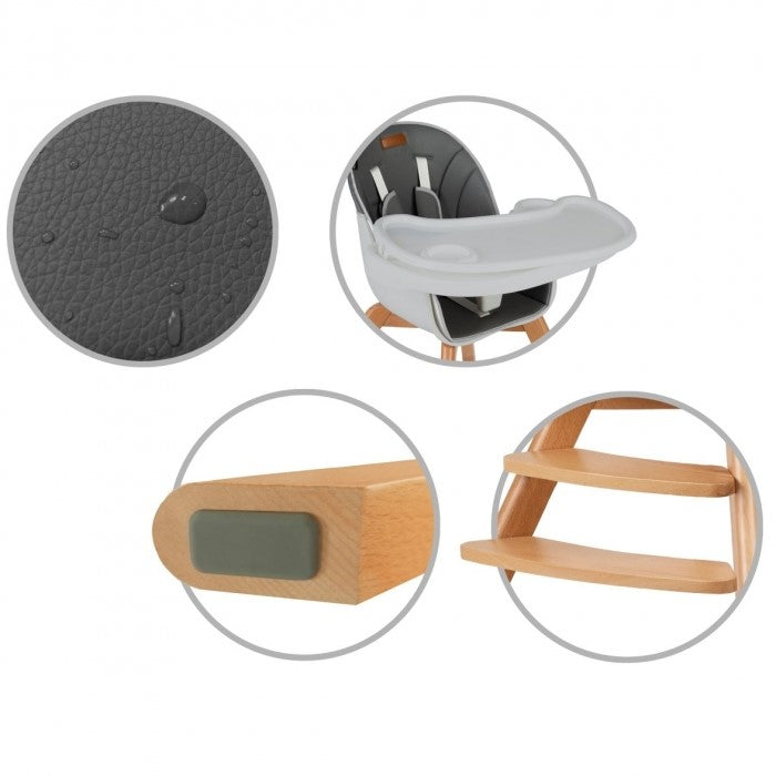 Scaun de masa Kidwell NOBIS - Gri