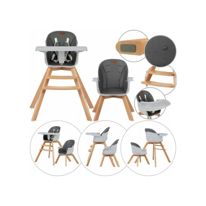 Scaun de masa Kidwell NOBIS - Gri