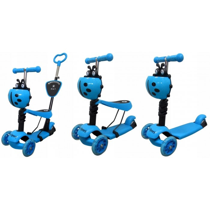 Trotineta 5 in 1 R-Sport H3 - Albastru
