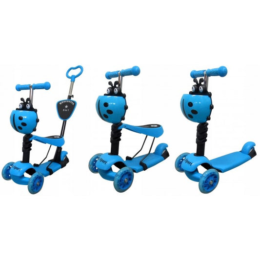 Trotineta 5 in 1 R-Sport H3 - Albastru