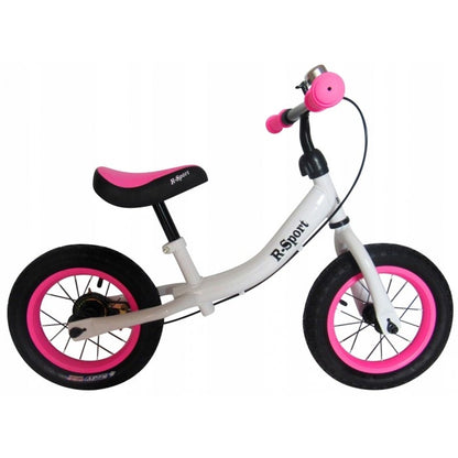 Bicicleta fara pedale R-Sport R3 - Alb - Roz