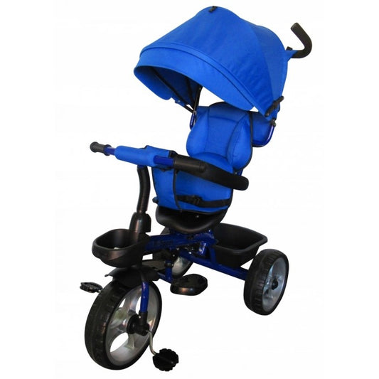 Tricicleta cu pedale 3 in 1 R-Sport T2 - Albastru