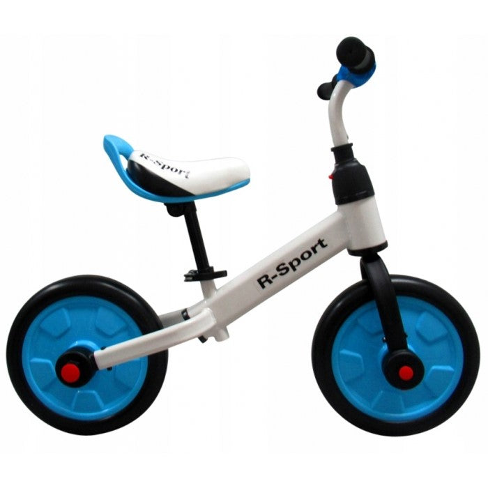 Bicicleta cu pedale si roti ajutatoare R-Sport P1- Albastru