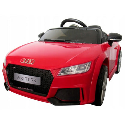 Masinuta electrica cu telecomanda, roti EVA, scaun piele Audi TT R-Sport - Rosu