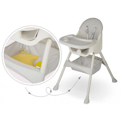 Scaun de masa 3 in 1 Ricokids Milo - Gri