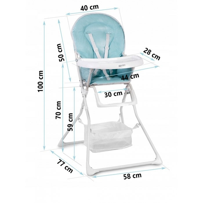 Scaun de masa Ricokids Fando - Albastru