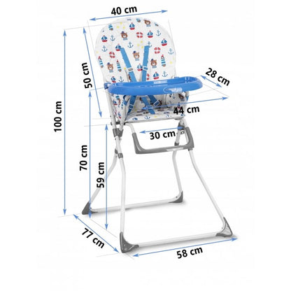 Scaun de masa Ricokids Fando - Ocean