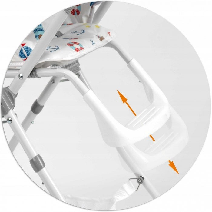 Scaun de masa Ricokids Eldo - Alb - Albastru