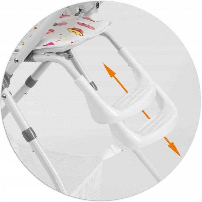 Scaun de masa Ricokids Eldo - Alb - Roz