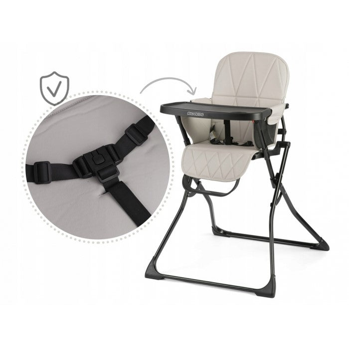 Scaun de masa Ricokids Nuco - Negru cu Gri