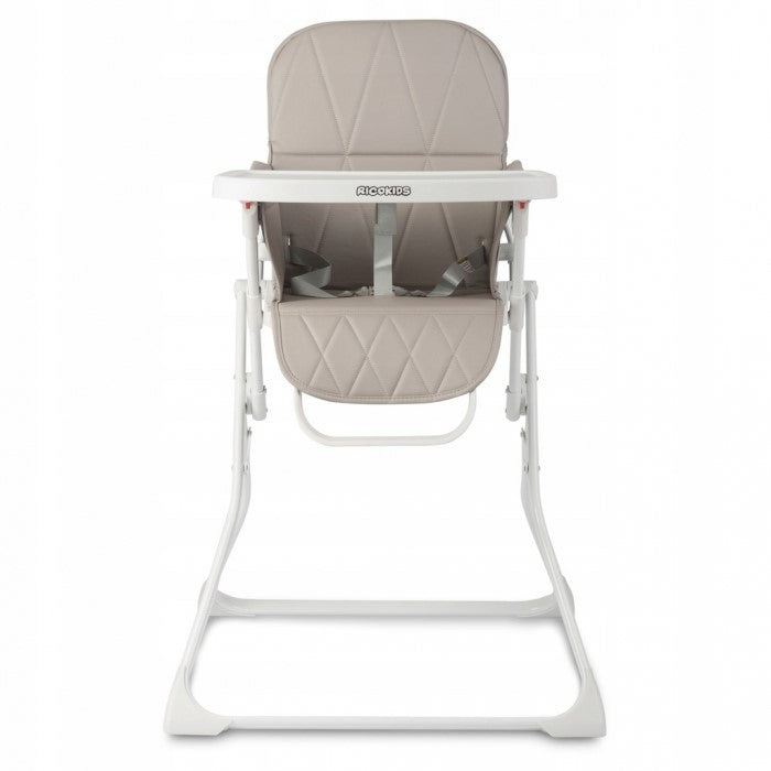 Scaun de masa Ricokids Nuco - Alb cu Gri