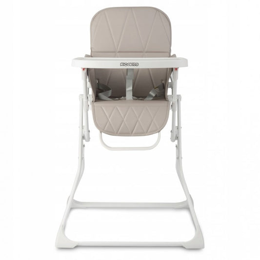 Scaun de masa Ricokids Nuco - Alb cu Gri