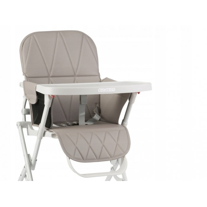 Scaun de masa Ricokids Nuco - Alb cu Gri