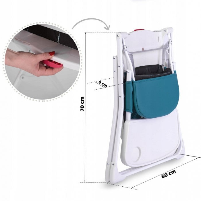 Scaun de masa Ricokids Nuco - Albastru