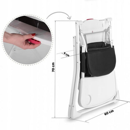 Scaun de masa Ricokids Nuco - Negru