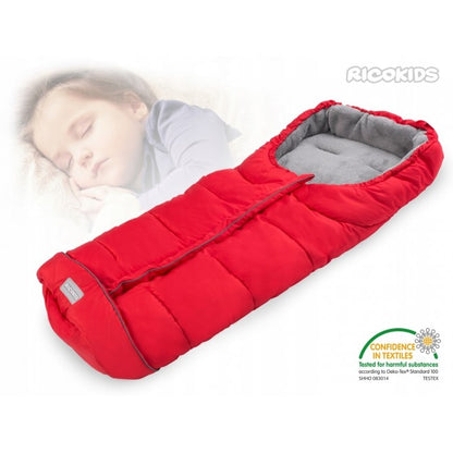 Sac de dormit 96 x 45 cm Ricokids Drimi - Rosu