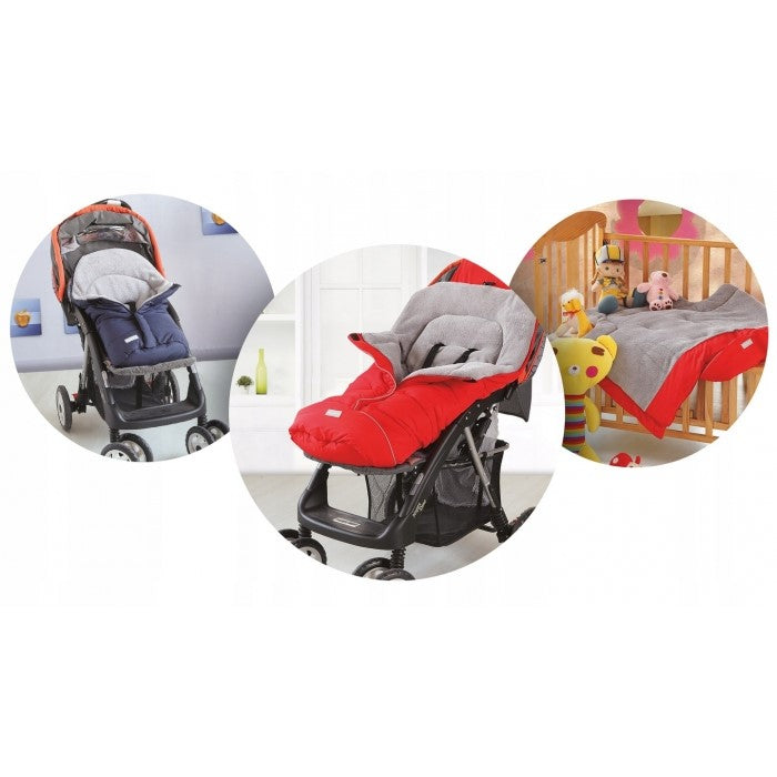 Sac de dormit 96 x 45 cm Ricokids Drimi - Rosu