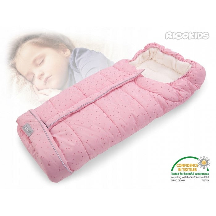 Sac de dormit 96 x 45 cm Ricokids Drimi - Roz