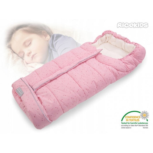 Sac de dormit 96 x 45 cm Ricokids Drimi - Roz