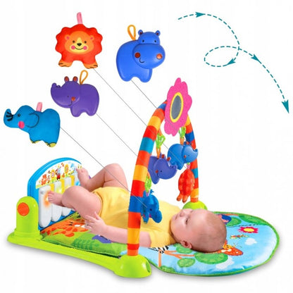 Salteluta de joaca cu pian Ricokids 7316 - Multicolora